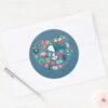 Peanuts___Snoopy_Holiday_Happiness_Heart_Classic_Round_Sticker_3 Peanuts Snoopy Holiday Happiness Heart Classic Round Sticker
