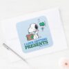 Peanuts___Snoopy_I_Love_Getting_Presents_Square_Sticker_3 Peanuts Snoopy I Love Getting Presents Square Sticker