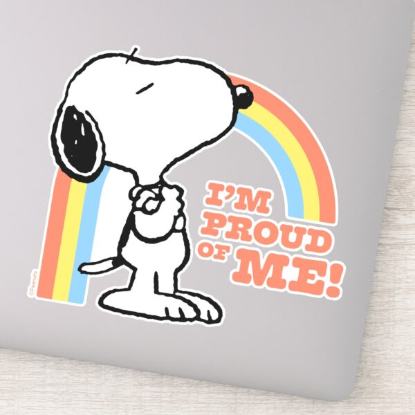 Peanuts___Snoopy_I'm_Proud_of_Me_Sticker_9 Peanuts Snoopy Im Proud Of Me Sticker