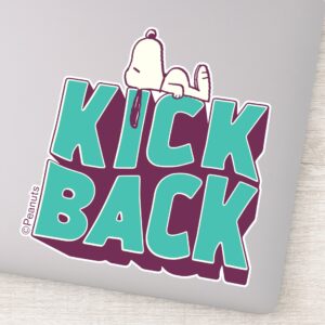 Peanuts Snoopy Kickback Sticker