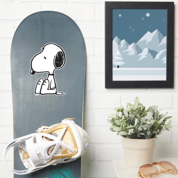 Peanuts Snoopy Looking Down Sticker