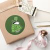 Peanuts___Snoopy_Lucky_Clover_Classic_Round_Sticker_5 Peanuts Snoopy Lucky Clover Classic Round Sticker