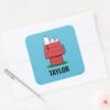 Peanuts___Snoopy_Napping_Square_Sticker_3 Peanuts Snoopy Napping Square Sticker