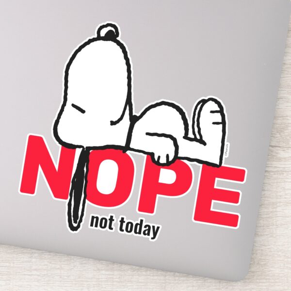 Peanuts___Snoopy_Not_Today_Sticker_9 Peanuts Snoopy Not Today Sticker