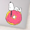 Peanuts___Snoopy_Pink_Donut_Sticker_9 Peanuts Snoopy Pink Donut Sticker