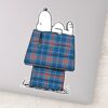 Peanuts___Snoopy_Plaid_Flannel_Dog_House_Sticker_9 Peanuts Snoopy Plaid Flannel Dog House Sticker