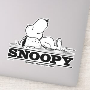 Peanuts Snoopy Rest Break Sticker