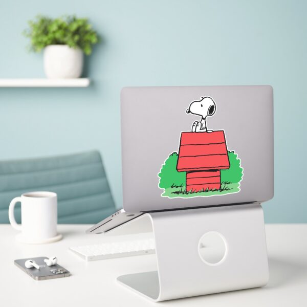 Peanuts___Snoopy_Resting_on_Doghouse_Sticker_3 Peanuts Snoopy Resting On Doghouse Sticker
