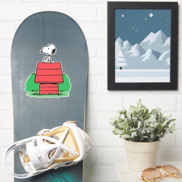 Peanuts___Snoopy_Resting_on_Doghouse_Sticker_7 Peanuts Snoopy Resting On Doghouse Sticker