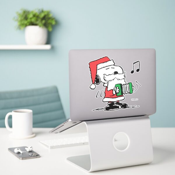 Peanuts___Snoopy_Santa_Claus_Accordian_Sticker_3 Peanuts Snoopy Santa Claus Accordian Sticker