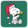 Peanuts___Snoopy_Santa_&_Woodstock_Gift_Square_Sticker_1 Peanuts Snoopy Santa Woodstock Gift Square Sticker