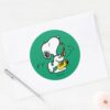 Peanuts___Snoopy_Saxophone_Player_Classic_Round_Sticker_3 Peanuts Snoopy Saxophone Player Classic Round Sticker