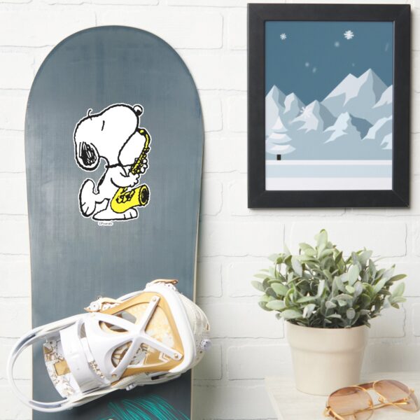 Peanuts___Snoopy_Saxophone_Player_Sticker_7 Peanuts Snoopy Saxophone Player Sticker