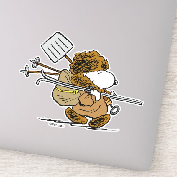 Peanuts___Snoopy_Snow_Warrior_Sticker_9 Peanuts Snoopy Snow Warrior Sticker