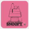Peanuts___Snoopy_The_Secret_To_Life_Square_Sticker_1 Peanuts Snoopy The Secret To Life Square Sticker