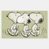 Peanuts___Snoopy_Walking_Tall_Rectangular_Sticker_1 Peanuts Snoopy Walking Tall Rectangular Sticker
