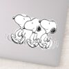 Peanuts___Snoopy_Walking_Tall_Sticker_9 Peanuts Snoopy Walking Tall Sticker