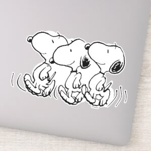 Peanuts Snoopy Walking Tall Sticker