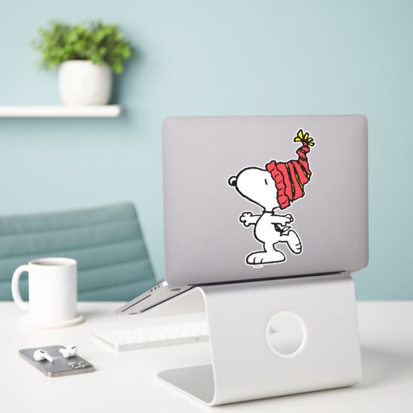 Peanuts___Snoopy_Winter_Beanie_Cap_Sticker_3 Peanuts Snoopy Winter Beanie Cap Sticker