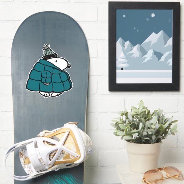 Peanuts___Snoopy_Winter_Puffer_Jacket_Sticker_7 Peanuts Snoopy Winter Puffer Jacket Sticker