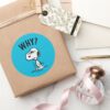Peanuts___Snoopy_Wonders_Why__Classic_Round_Sticker_5 Peanuts Snoopy Wonders Why Classic Round Sticker