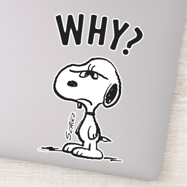 Peanuts___Snoopy_Wonders_Why__Sticker_9 Peanuts Snoopy Wonders Why Sticker