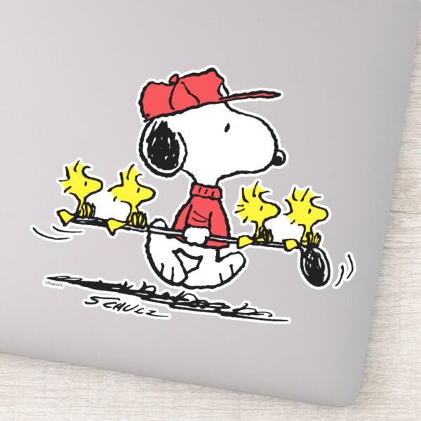 Peanuts___Snoopy,_Woodstock_&_Friends_Golf_Sticker_9 Peanuts Snoopy Woodstock Friends Golf Sticker