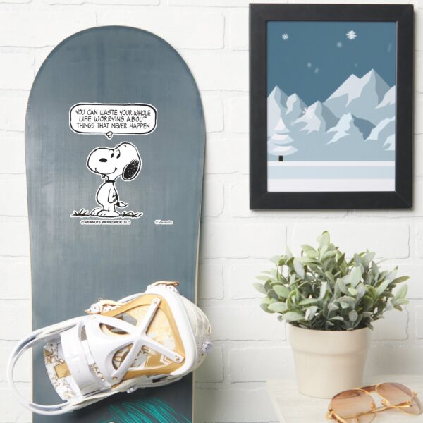 Peanuts___Snoopy_You_Can't_Waist_Your_Whole_Life_Sticker_7 Peanuts Snoopy You Cant Waist Your Whole Life Sticker