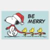 Peanuts___Snoopy_&_Friends_Winter_Scarf_Rectangular_Sticker_2 Peanuts Snoopy Friends Winter Scarf Rectangular Sticker