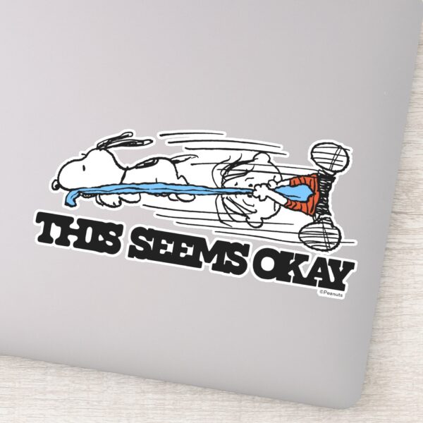 Peanuts Snoopy Linus Sticker