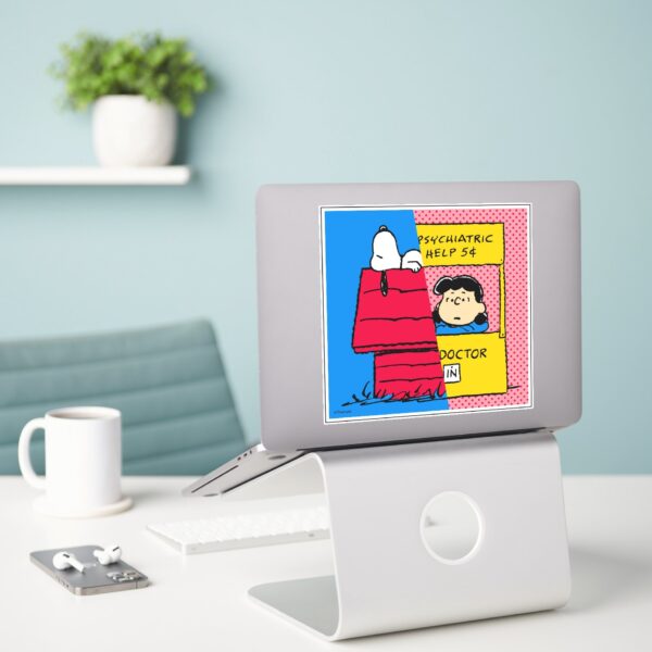 Peanuts___Snoopy_&_Lucy_Half_&_Half_Sticker_3 Peanuts Snoopy Lucy Half Half Sticker