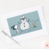 Peanuts___Snoopy_&_Woodstock_Build_A_Snowman_Rectangular_Sticker_3 Peanuts Snoopy Woodstock Build A Snowman Rectangular Sticker