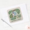 Peanuts___Snoopy_&_Woodstock_Camp_Map_Square_Sticker_3 Peanuts Snoopy Woodstock Camp Map Square Sticker