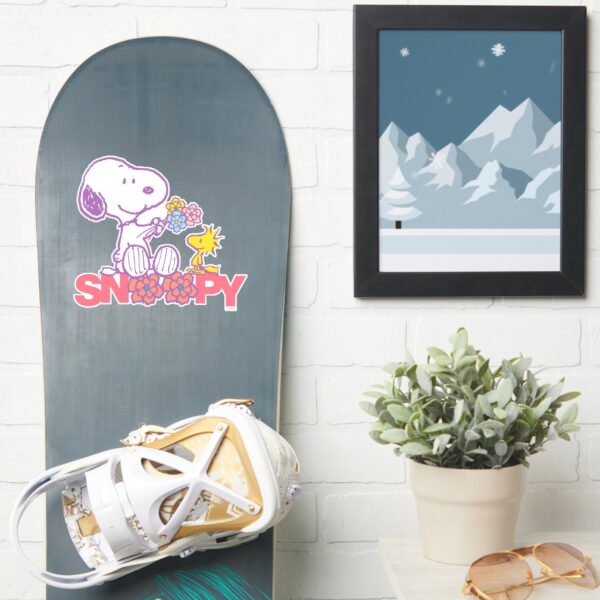Peanuts___Snoopy_&_Woodstock_Flowers_Sticker_7 Peanuts Snoopy Woodstock Flowers Sticker