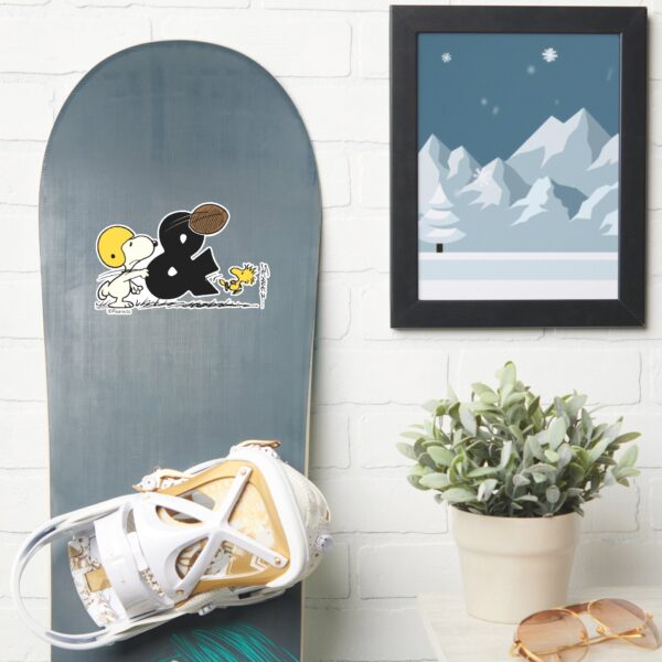 Peanuts___Snoopy_&_Woodstock_Football_Sticker_7 Peanuts Snoopy Woodstock Football Sticker