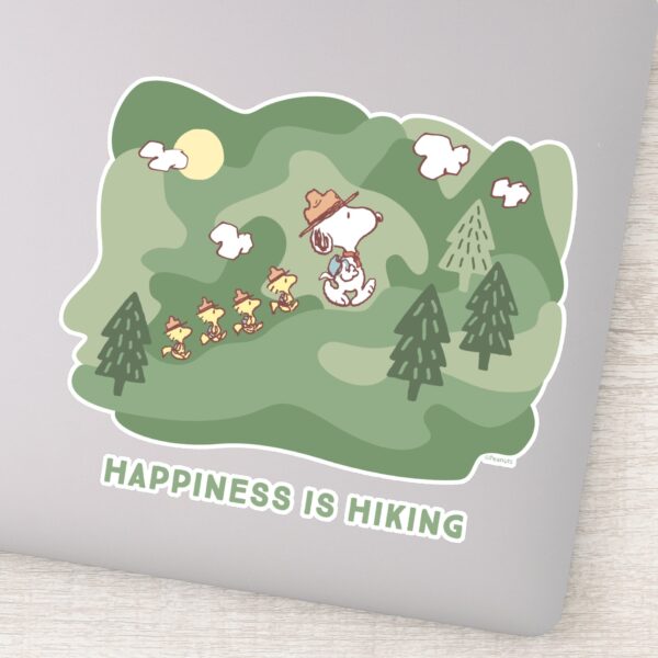 Peanuts___Snoopy_&_Woodstock_Happiness_is_Hiking_Sticker_9 Peanuts Snoopy Woodstock Happiness Is Hiking Sticker