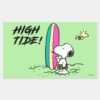 Peanuts___Snoopy_&_Woodstock_High_Tide_Rectangular_Sticker_1 Peanuts Snoopy Woodstock High Tide Rectangular Sticker