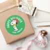 Peanuts___Snoopy_&_Woodstock_Holiday_Hugs_Classic_Round_Sticker_5 Peanuts Snoopy Woodstock Holiday Hugs Classic Round Sticker 5
