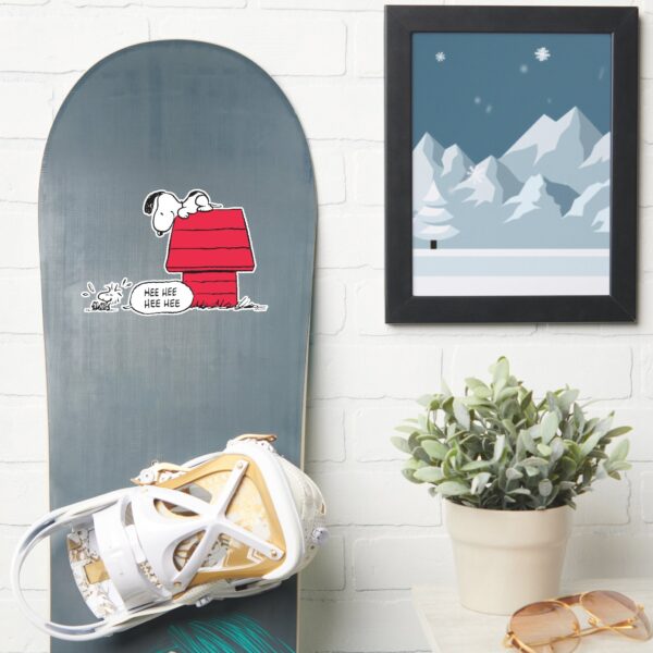 Peanuts___Snoopy_&_Woodstock_Red_&_Black_Sticker_7 Peanuts Snoopy Woodstock Red Black Sticker