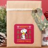 Peanuts___Snoopy_&_Woodstock_Santa_Claus_Hug_Square_Sticker_6 Peanuts Snoopy Woodstock Santa Claus Hug Square Sticker