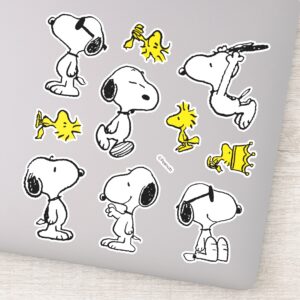 Peanuts Snoopy Woodstock Sticker