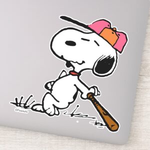 Peanuts Snoopy At Bat Sticker 9