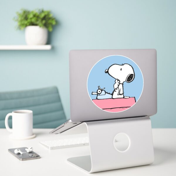 Peanuts___Snoopy_at_the_Typewriter_Sticker_3 Peanuts Snoopy At The Typewriter Sticker 3