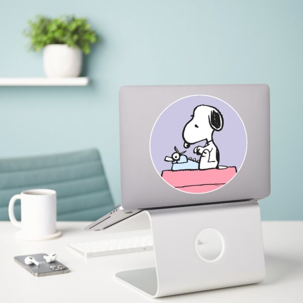 Peanuts___Snoopy_at_the_Typewriter_Sticker_3 Peanuts Snoopy At The Typewriter Sticker