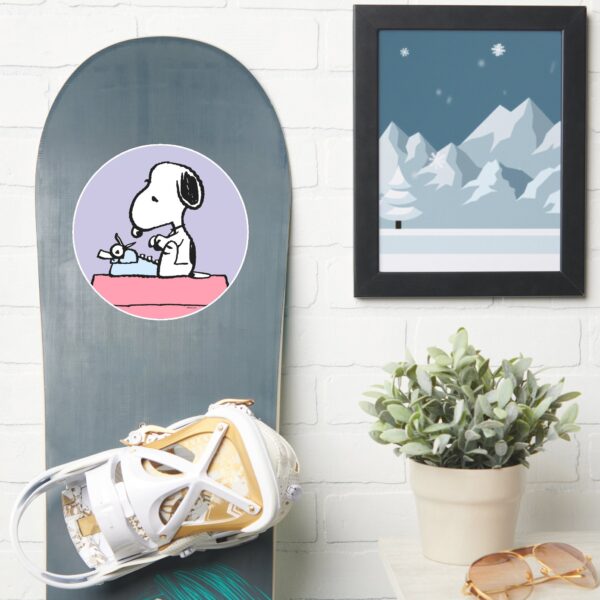 Peanuts___Snoopy_at_the_Typewriter_Sticker_7 Peanuts Snoopy At The Typewriter Sticker