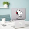 Peanuts Snoopy In Headsets Sticker