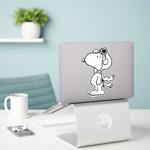 Peanuts___Snoopy_the_Flying_Ace_BW_Sticker_3 Peanuts Snoopy The Flying Ace BW Sticker