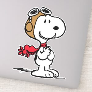 Peanuts Snoopy The Flying Ace Sticker