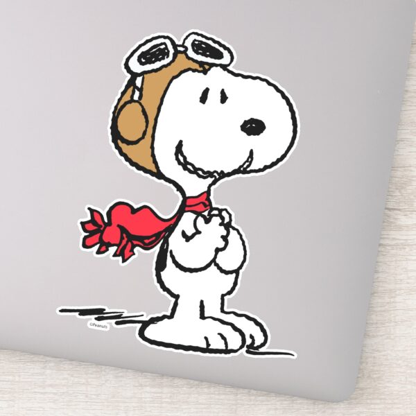 Peanuts___Snoopy_the_Flying_Ace_Sticker_9 Peanuts Snoopy The Flying Ace Sticker