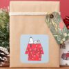 Peanuts___Snoopy's_Holiday_Dreamer_Square_Sticker_6 Peanuts Snoopys Holiday Dreamer Square Sticker